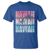 Hawaii Summer Vacation T Shirt Vintage Tropical Beach Graphic