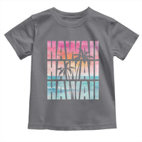 Hawaii Summer Vacation Toddler T Shirt Vintage Tropical Beach Graphic