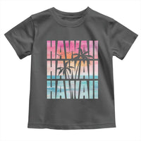 Hawaii Summer Vacation Toddler T Shirt Vintage Tropical Beach Graphic