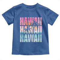 Hawaii Summer Vacation Toddler T Shirt Vintage Tropical Beach Graphic
