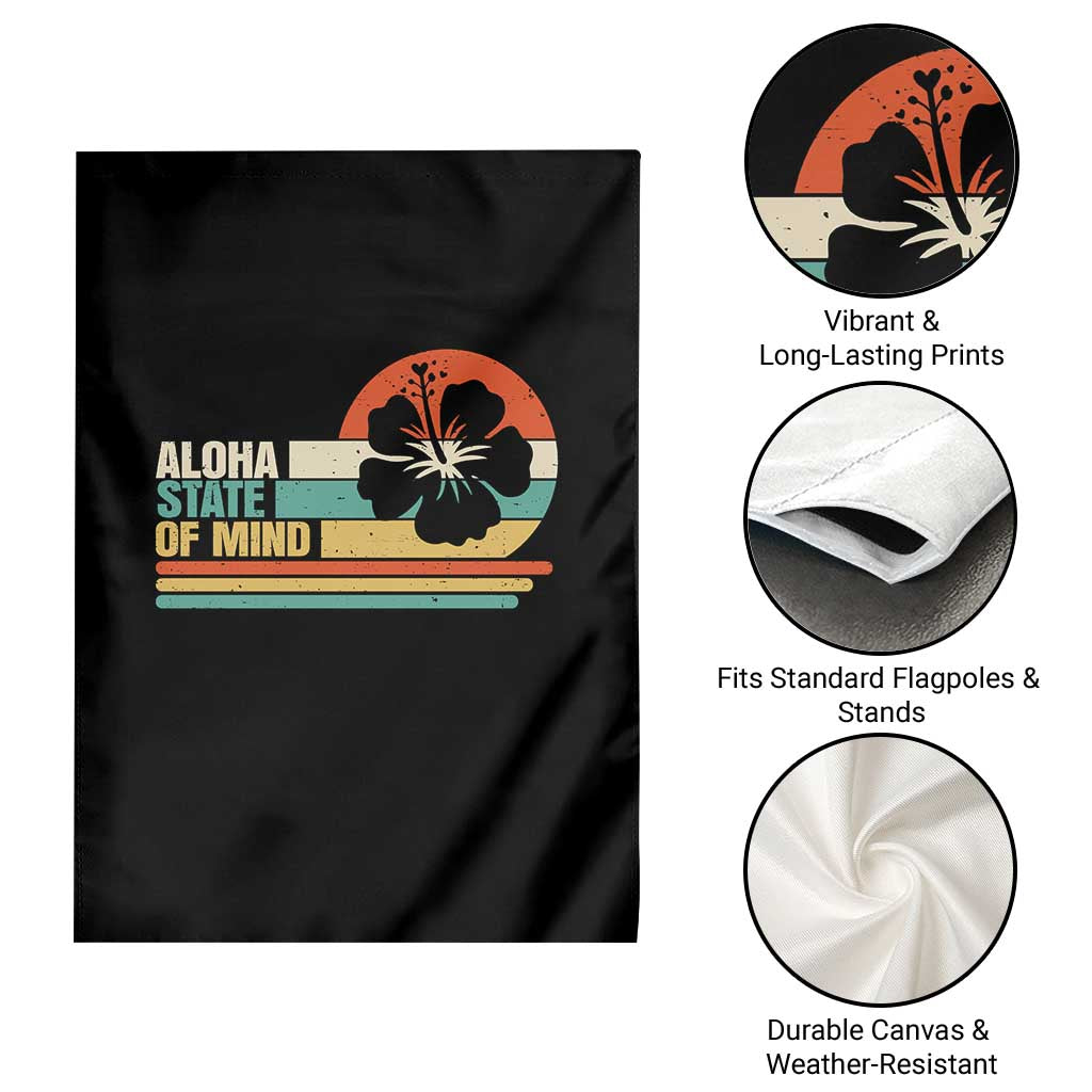 Aloha State Of Mind Garden Flag Tropical Hibiscus Floral
