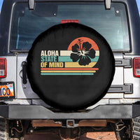 Aloha State Of Mind Spare Tire Cover Tropical Hibiscus Floral