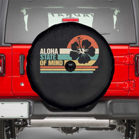 Aloha State Of Mind Spare Tire Cover Tropical Hibiscus Floral