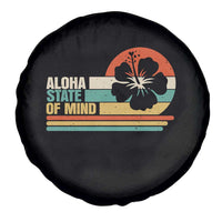 Aloha State Of Mind Spare Tire Cover Tropical Hibiscus Floral
