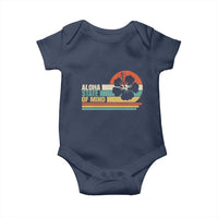 Aloha State Of Mind Baby Onesie Tropical Hibiscus Floral