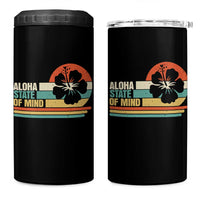 Aloha State Of Mind 4 in 1 Can Cooler Tumbler Tropical Hibiscus Floral