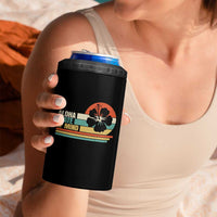 Aloha State Of Mind 4 in 1 Can Cooler Tumbler Tropical Hibiscus Floral