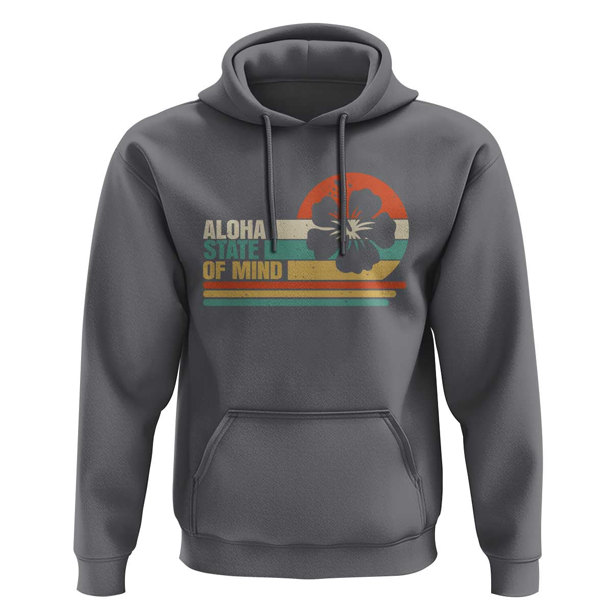 Aloha State Of Mind Hoodie Tropical Hibiscus Floral