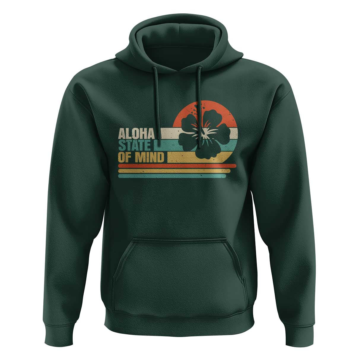 Aloha State Of Mind Hoodie Tropical Hibiscus Floral
