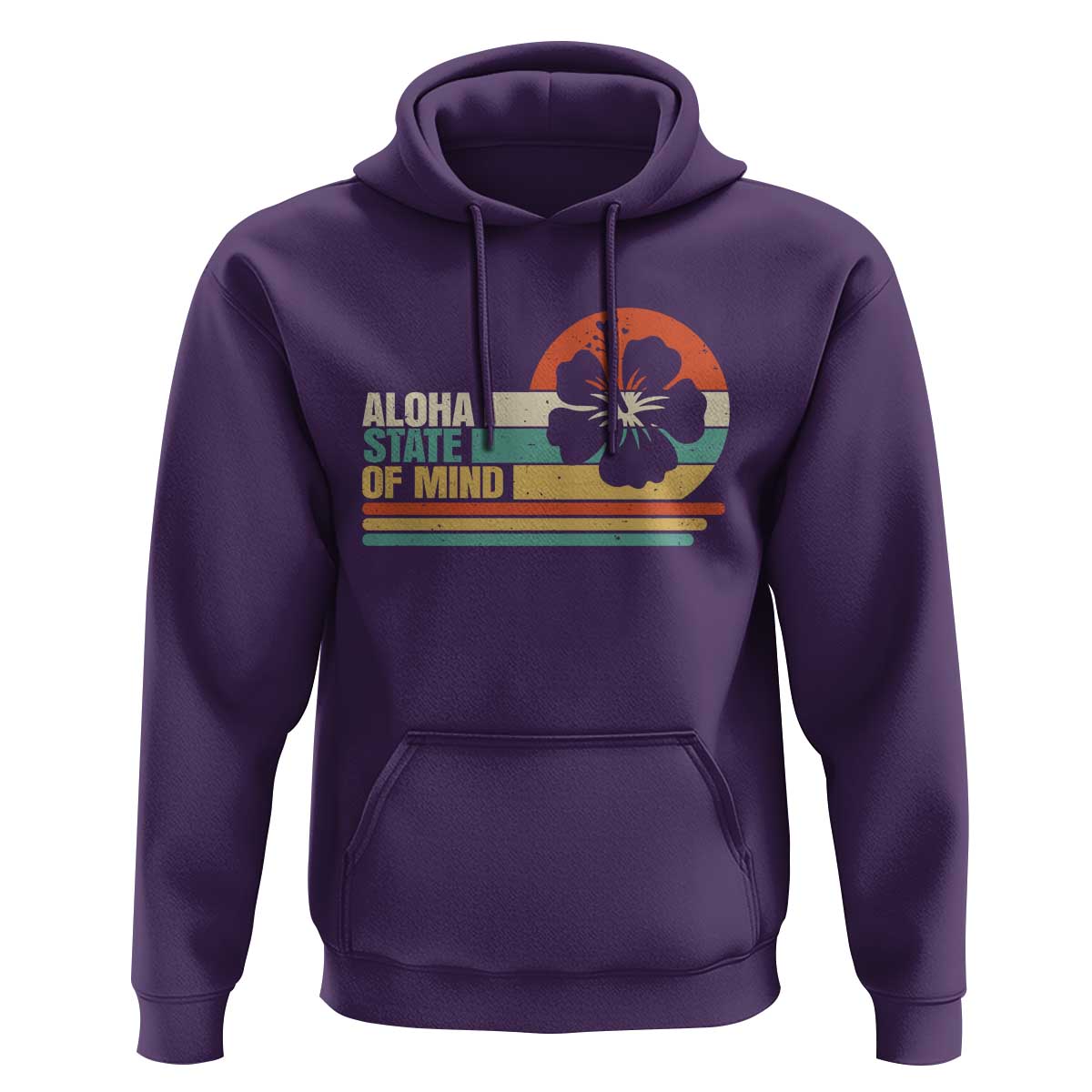 Aloha State Of Mind Hoodie Tropical Hibiscus Floral