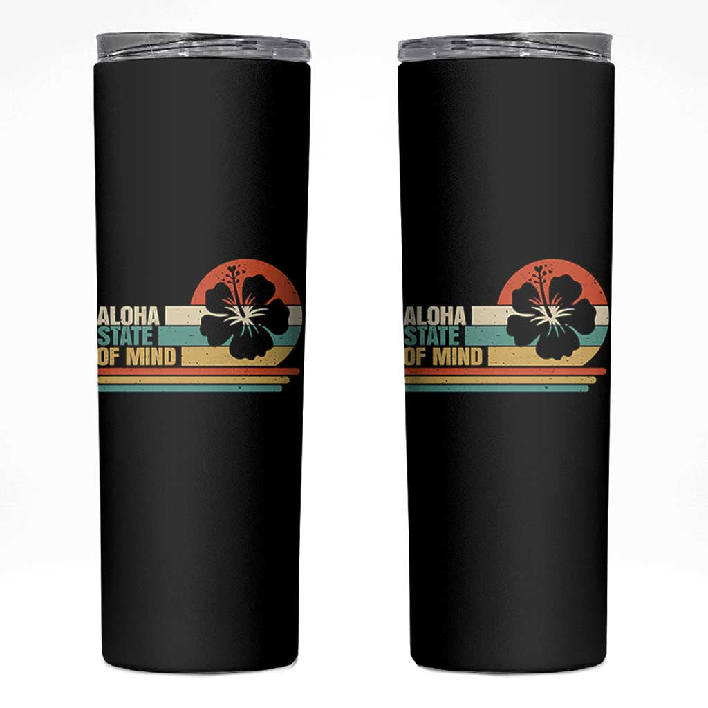 Aloha State Of Mind Skinny Tumbler Tropical Hibiscus Floral