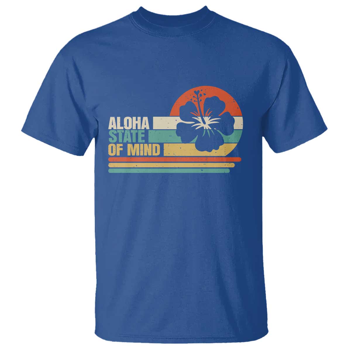 Aloha State Of Mind T Shirt Tropical Hibiscus Floral