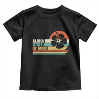 Aloha State Of Mind Toddler T Shirt Tropical Hibiscus Floral