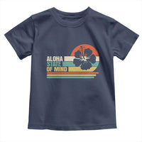 Aloha State Of Mind Toddler T Shirt Tropical Hibiscus Floral