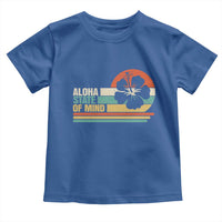 Aloha State Of Mind Toddler T Shirt Tropical Hibiscus Floral