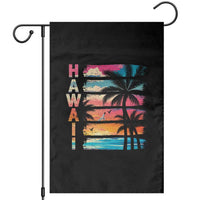 Vintage Hawaii Tropical Beach Vacation Garden Flag