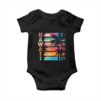 Vintage Hawaii Tropical Beach Vacation Baby Onesie