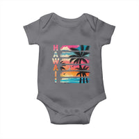 Vintage Hawaii Tropical Beach Vacation Baby Onesie