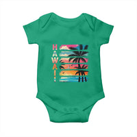 Vintage Hawaii Tropical Beach Vacation Baby Onesie