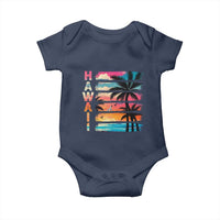 Vintage Hawaii Tropical Beach Vacation Baby Onesie