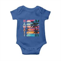 Vintage Hawaii Tropical Beach Vacation Baby Onesie