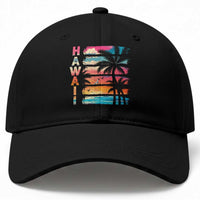 Vintage Hawaii Tropical Beach Vacation Baseball Cap