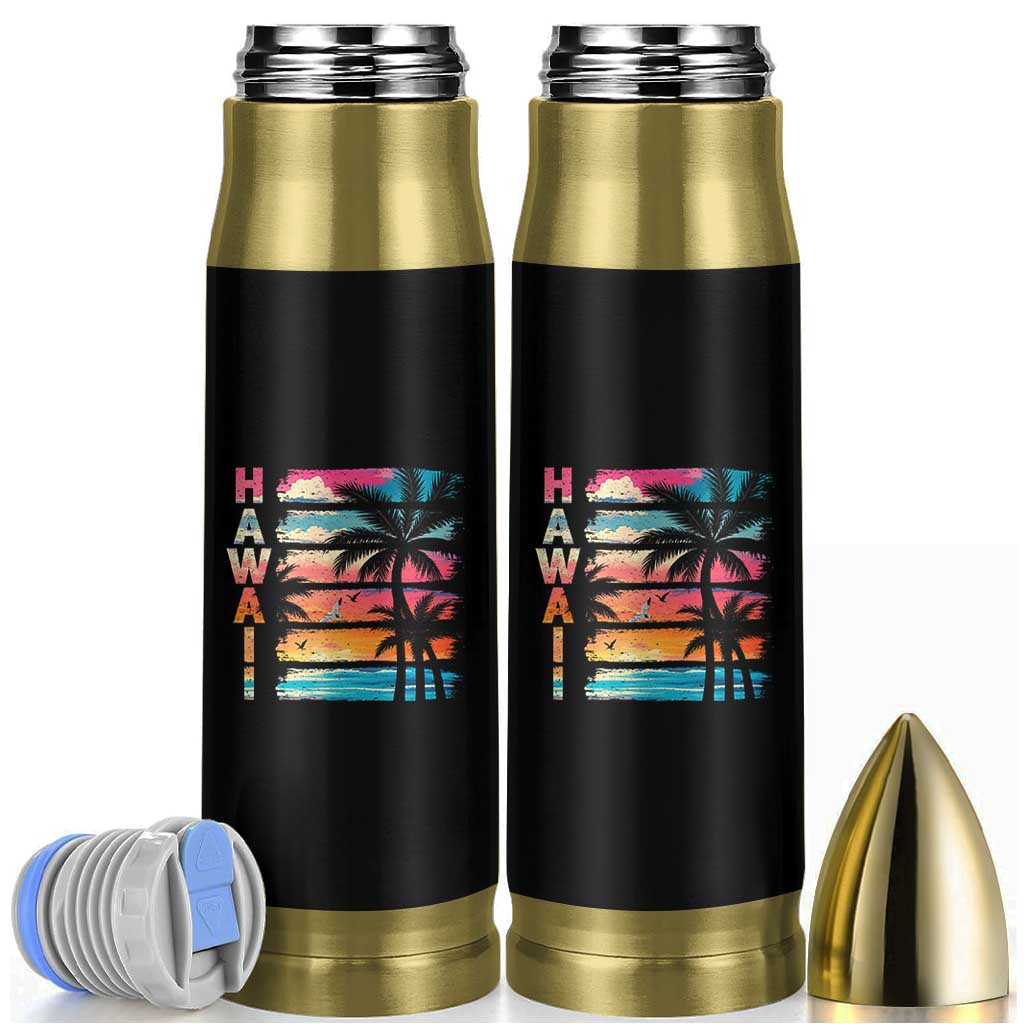 Vintage Hawaii Tropical Beach Vacation Bullet Tumbler