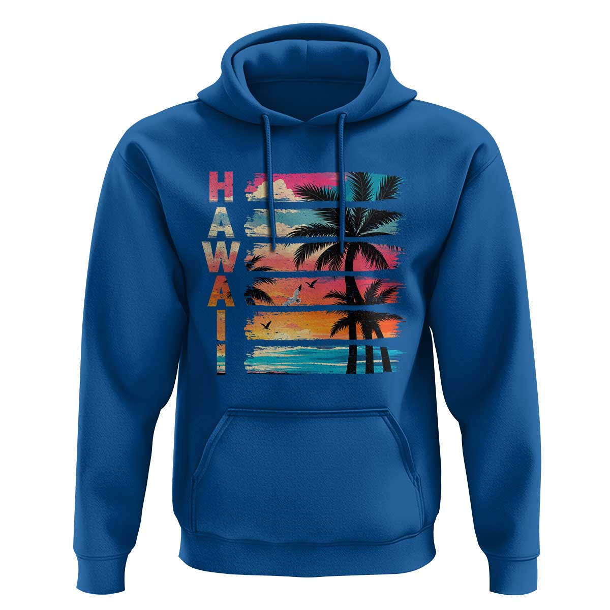 Vintage Hawaii Tropical Beach Vacation Hoodie