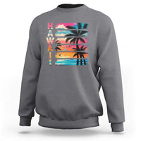 Vintage Hawaii Tropical Beach Vacation Sweatshirt