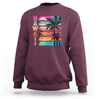 Vintage Hawaii Tropical Beach Vacation Sweatshirt