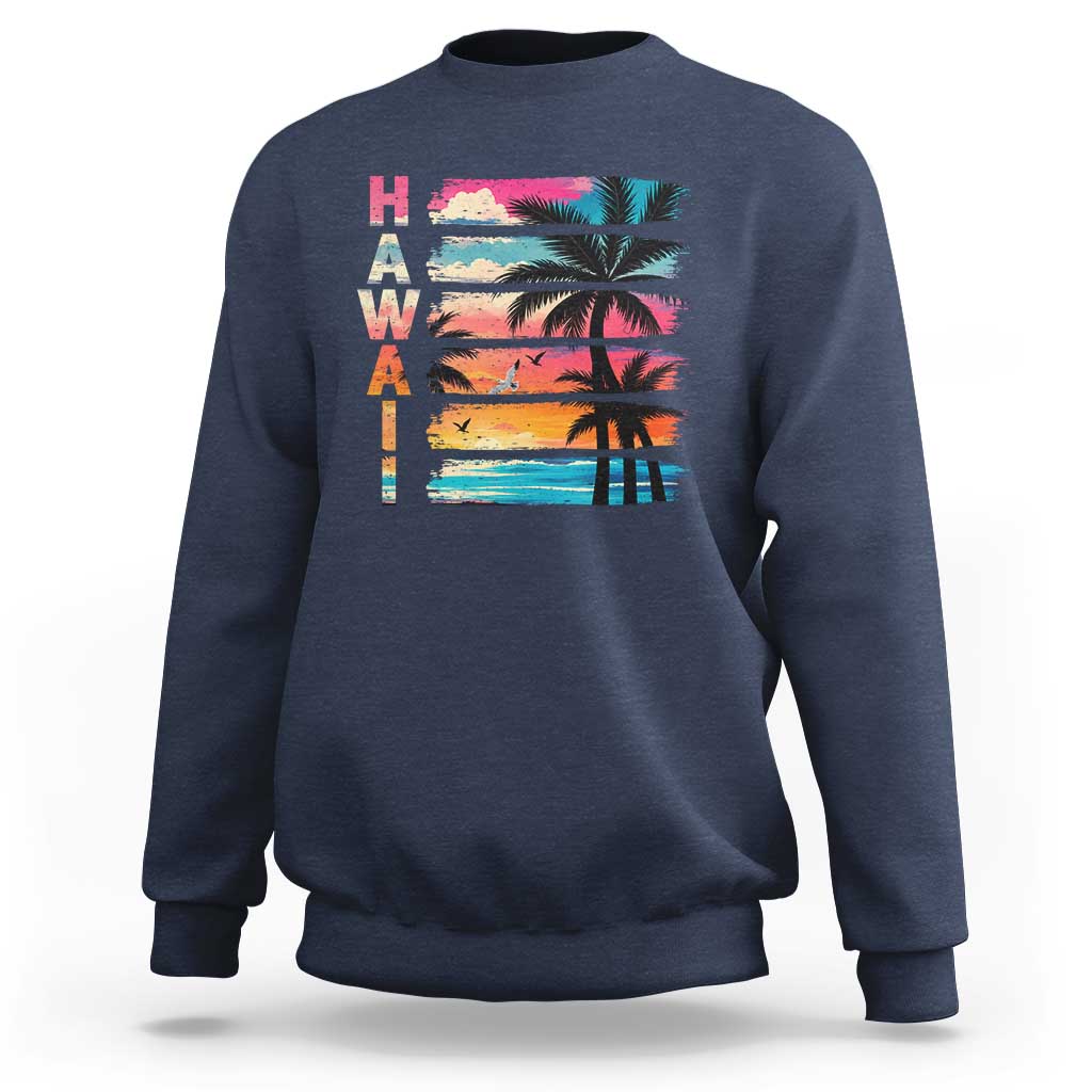Vintage Hawaii Tropical Beach Vacation Sweatshirt
