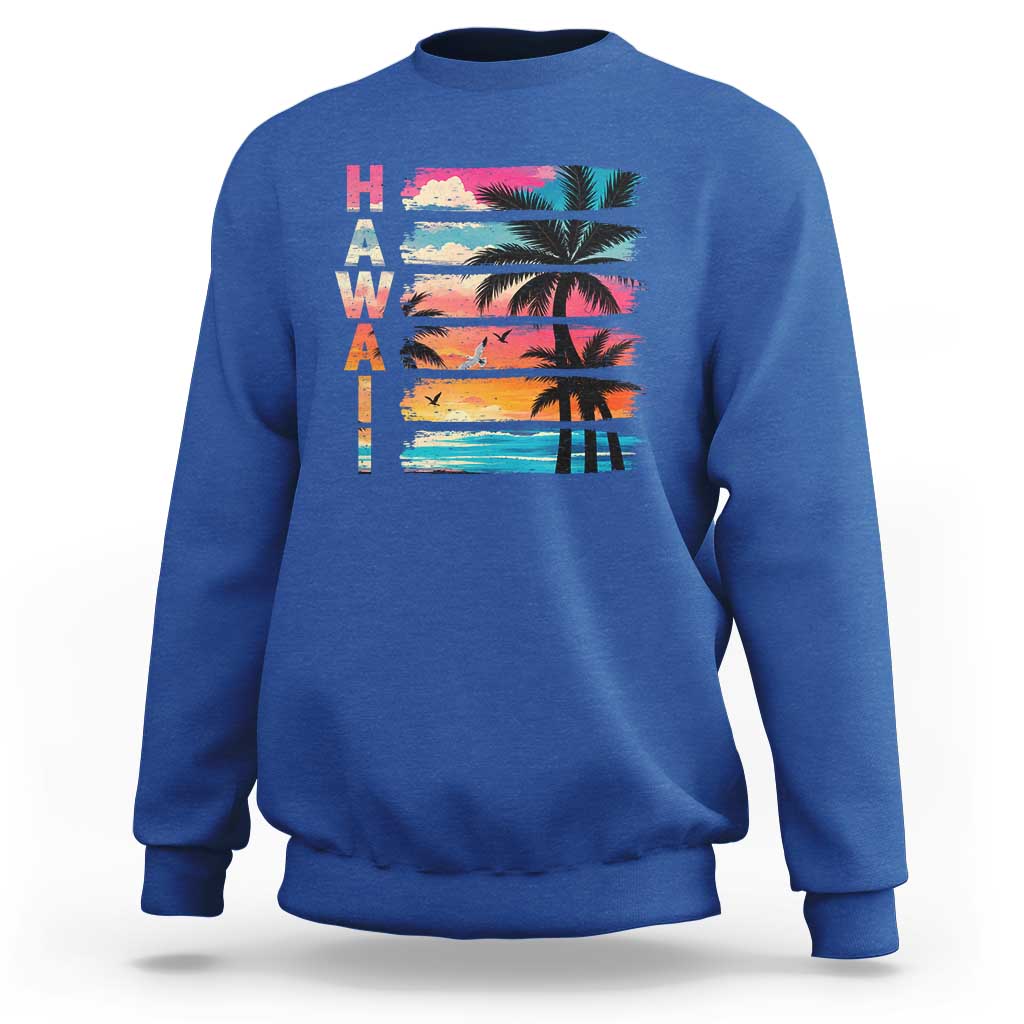Vintage Hawaii Tropical Beach Vacation Sweatshirt