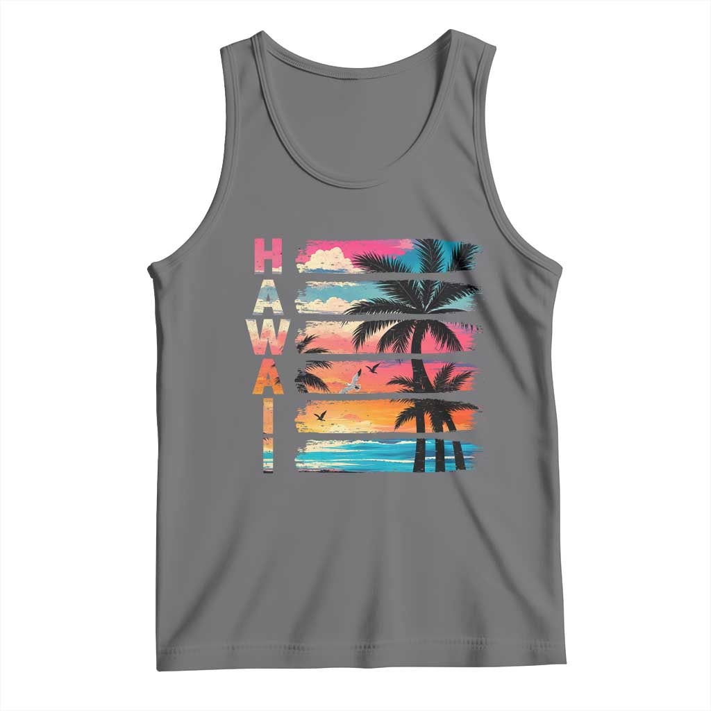 Vintage Hawaii Tropical Beach Vacation Tank Top