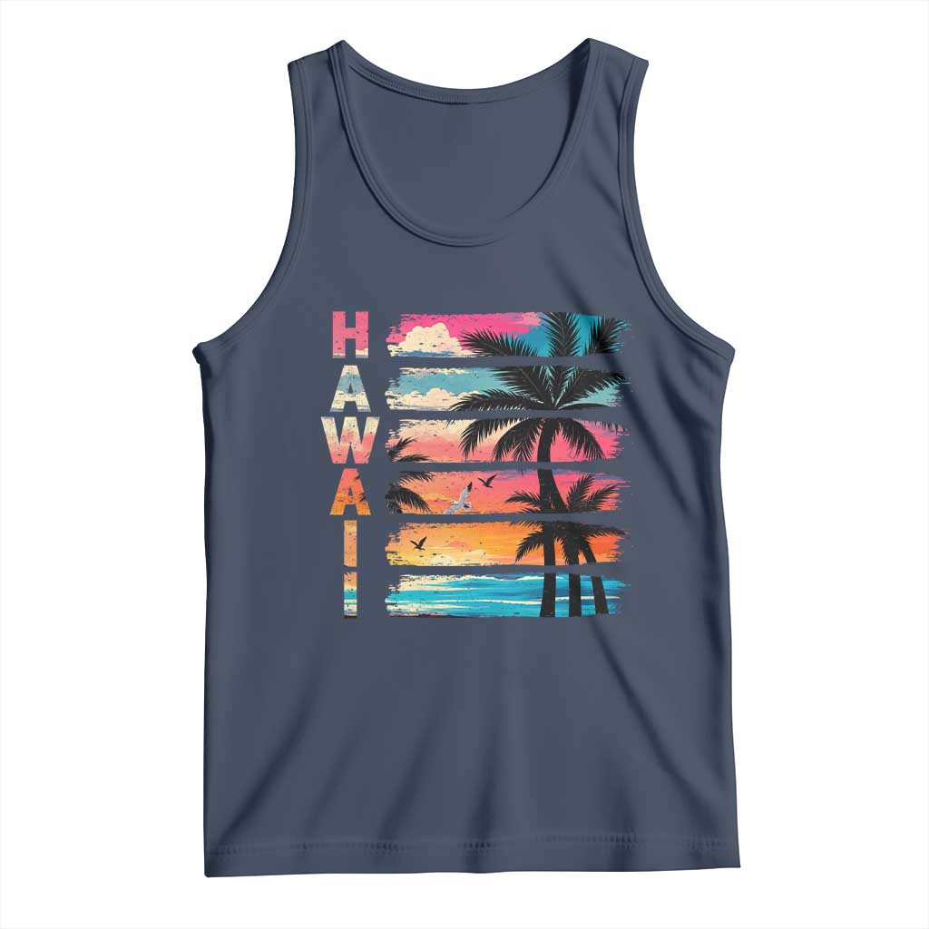 Vintage Hawaii Tropical Beach Vacation Tank Top