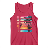 Vintage Hawaii Tropical Beach Vacation Tank Top