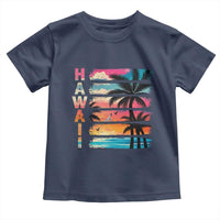 Vintage Hawaii Tropical Beach Vacation Toddler T Shirt
