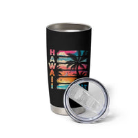 Vintage Hawaii Tropical Beach Vacation Tumbler Cup