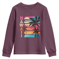 Vintage Hawaii Tropical Beach Vacation Youth Sweatshirt