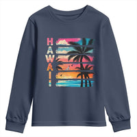 Vintage Hawaii Tropical Beach Vacation Youth Sweatshirt