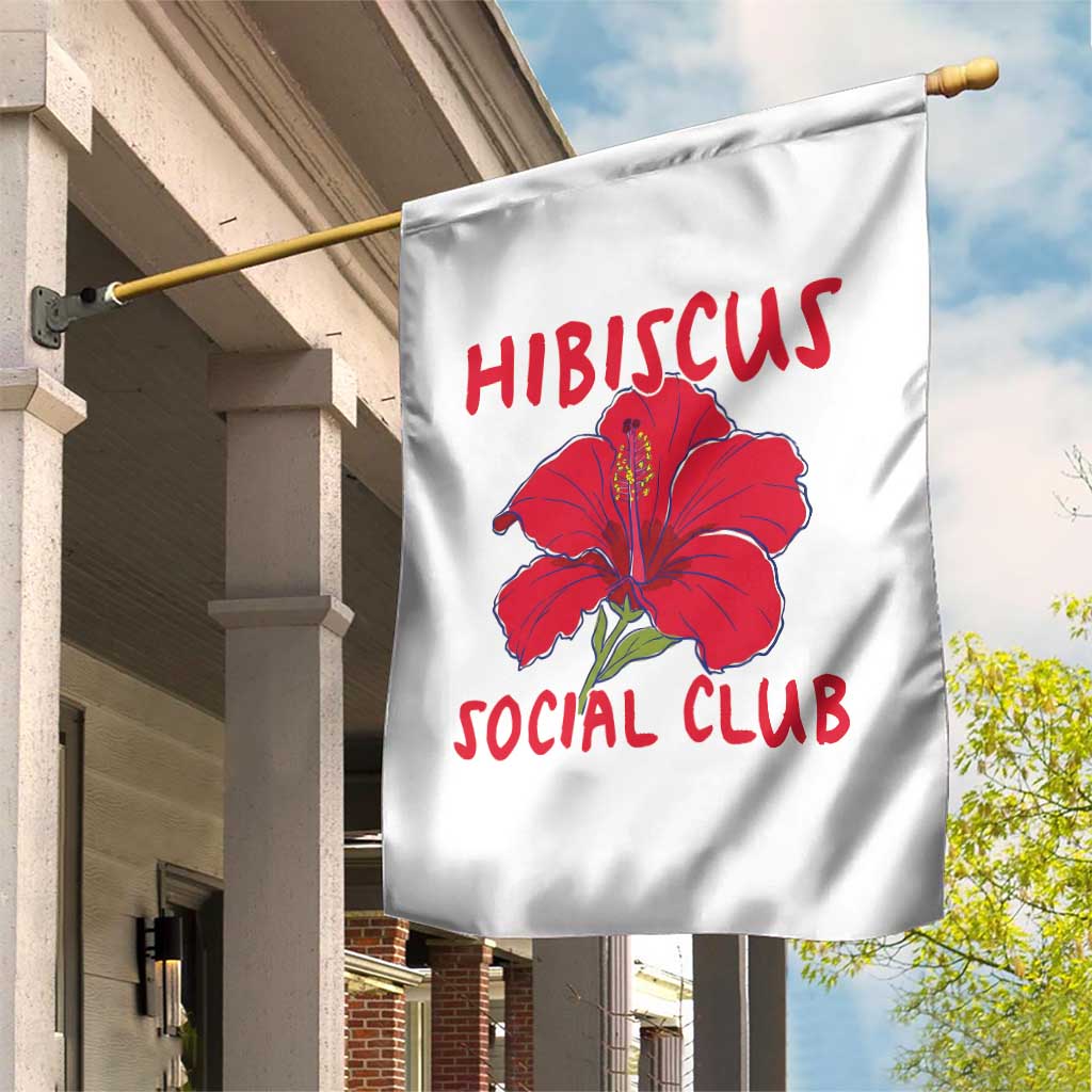 Hibiscus Flower Garden Flag Aloha Hawaii Tropical Beach Vacation
