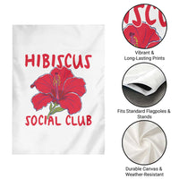 Hibiscus Flower Garden Flag Aloha Hawaii Tropical Beach Vacation