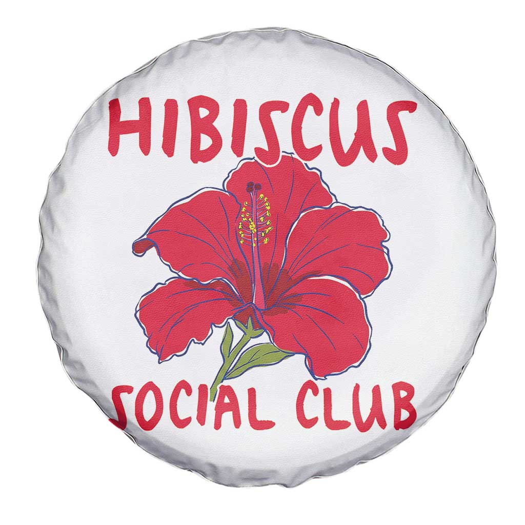 Hibiscus Flower Spare Tire Cover Aloha Hawaii Tropical Beach Vacation