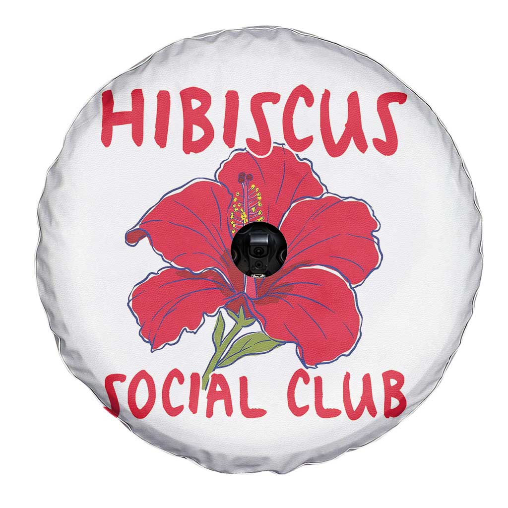 Hibiscus Flower Spare Tire Cover Aloha Hawaii Tropical Beach Vacation