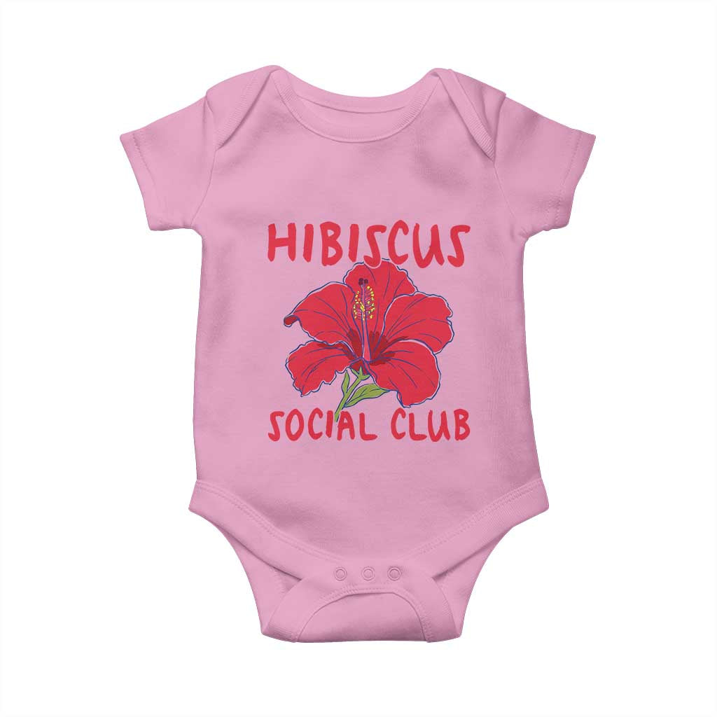 Hibiscus Flower Baby Onesie Aloha Hawaii Tropical Beach Vacation