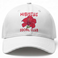 Hibiscus Flower Baseball Cap Aloha Hawaii Tropical Beach Vacation