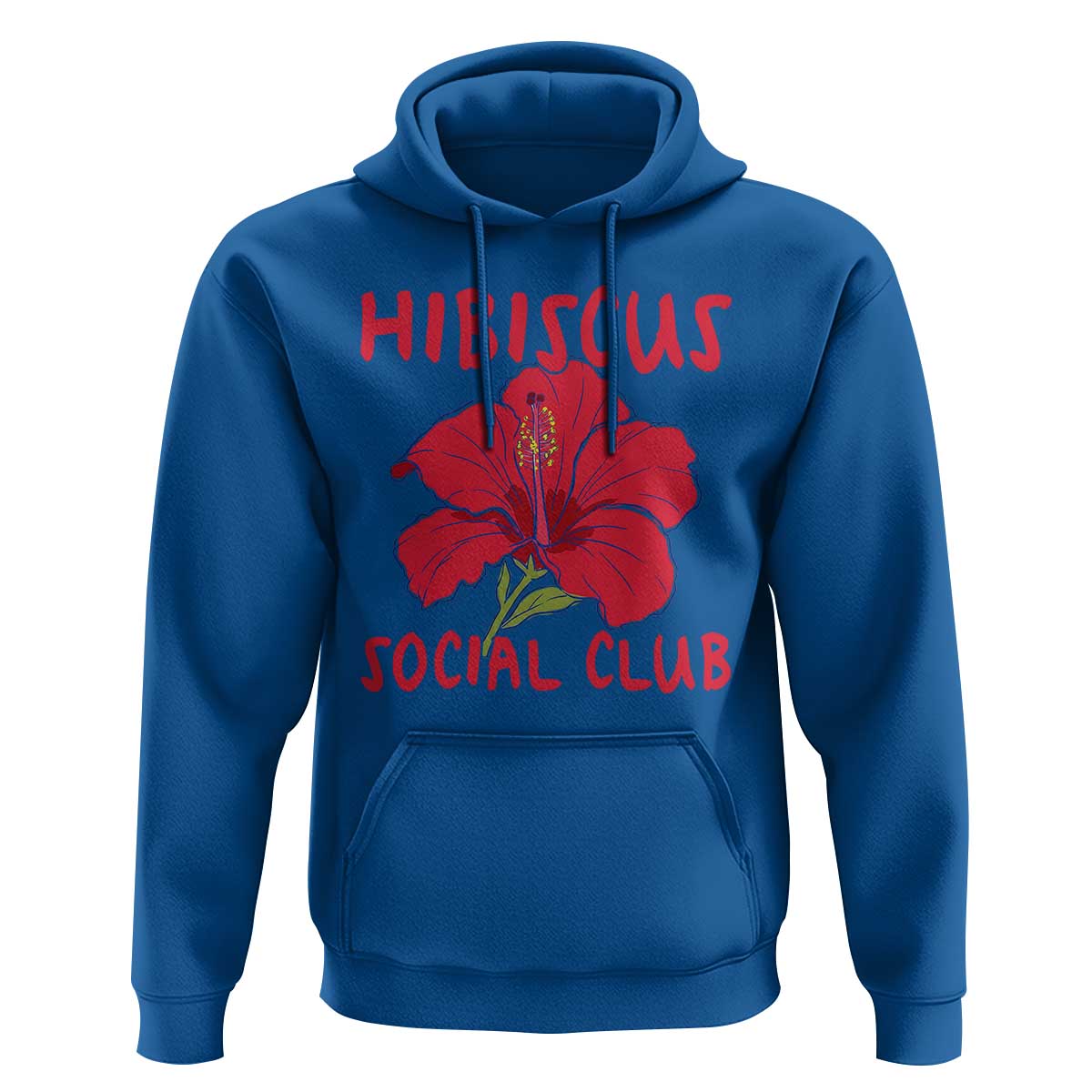 Hibiscus Flower Hoodie Aloha Hawaii Tropical Beach Vacation