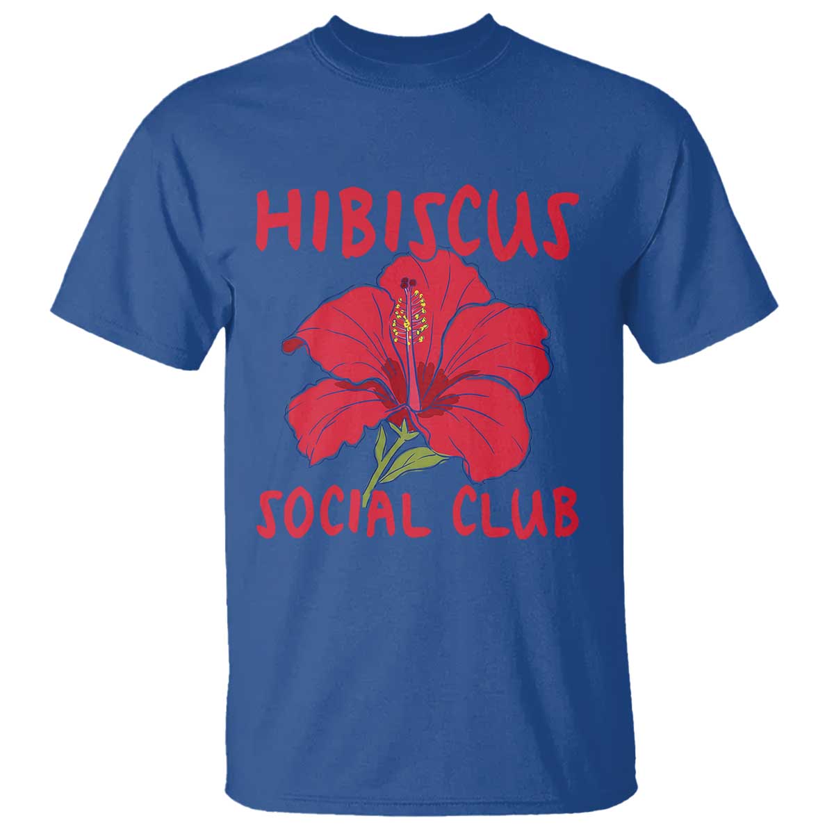 Hibiscus Flower T Shirt Aloha Hawaii Tropical Beach Vacation