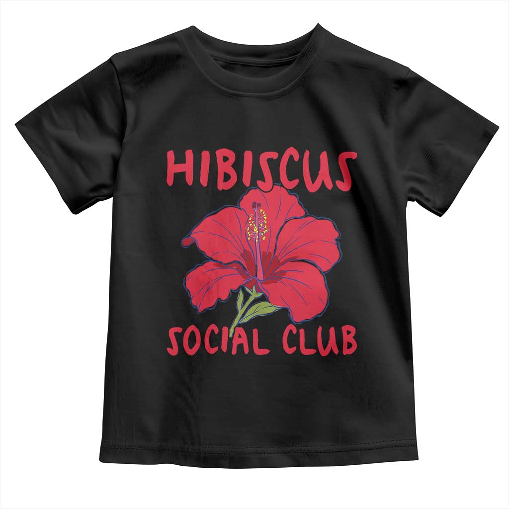 Hibiscus Flower Toddler T Shirt Aloha Hawaii Tropical Beach Vacation