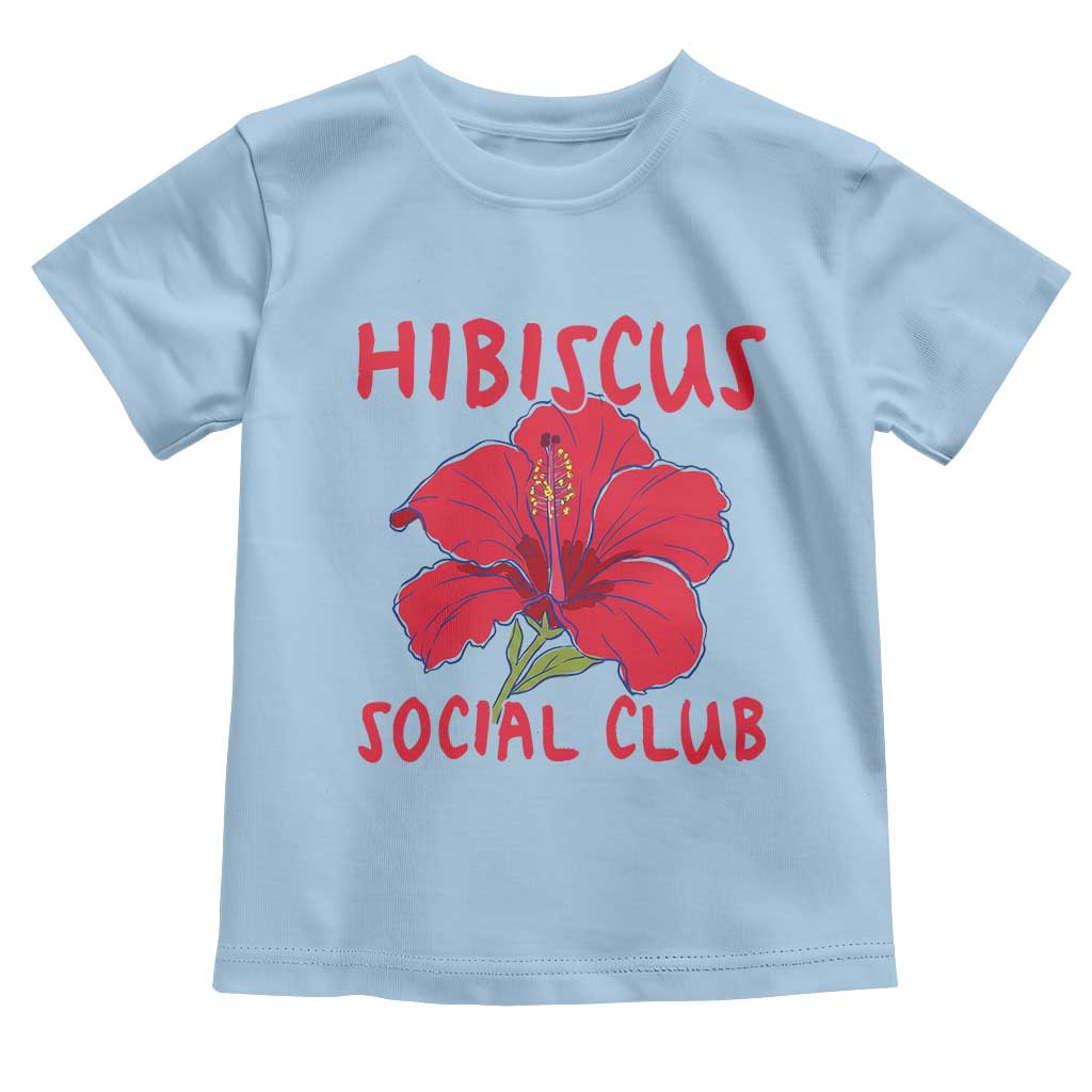 Hibiscus Flower Toddler T Shirt Aloha Hawaii Tropical Beach Vacation