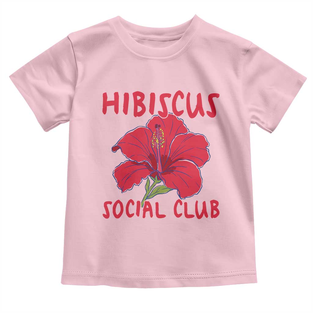Hibiscus Flower Toddler T Shirt Aloha Hawaii Tropical Beach Vacation